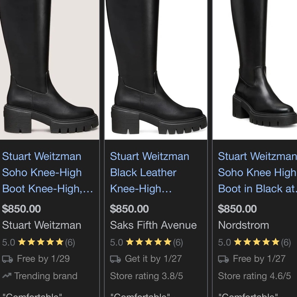 Stuart Weitzman  Soho Knee High Boot - Picture 4 of 10